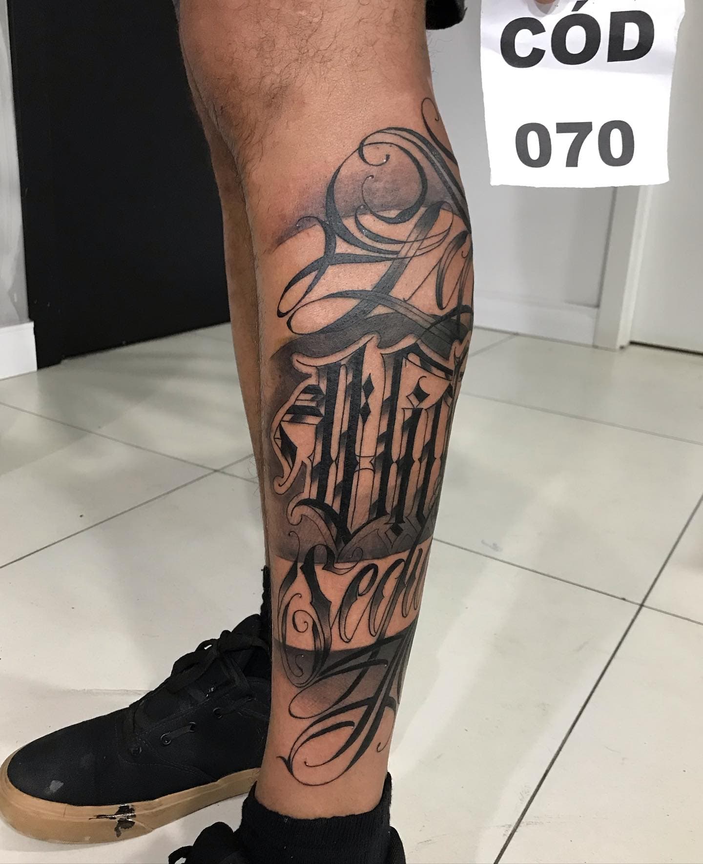 Trabalho de tatuagem